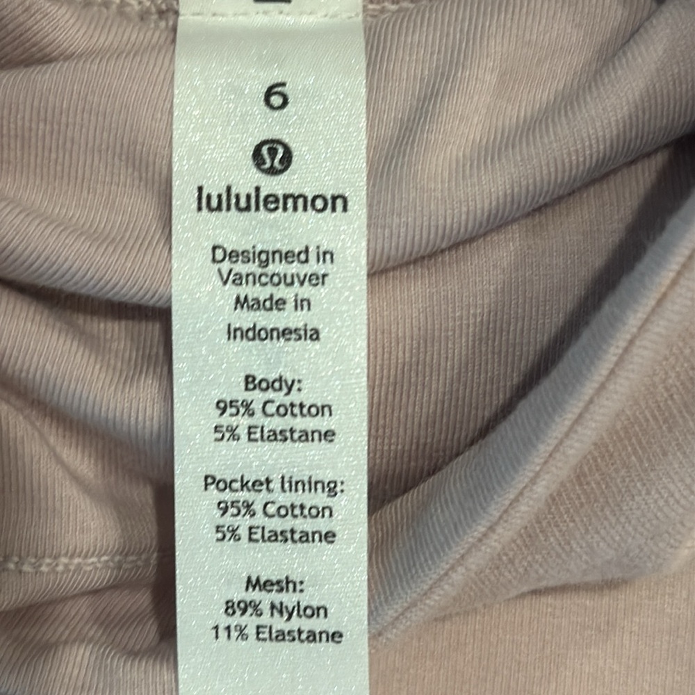 Lululemon Go Forward Pullover Porcelain Pink Size 6 - Picture 4 of 15